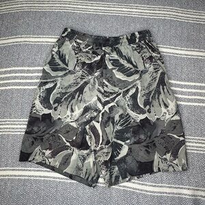 lululemon athletica Gray and Black Athletic Shorts